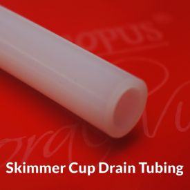 Skimmer cup drain tubing